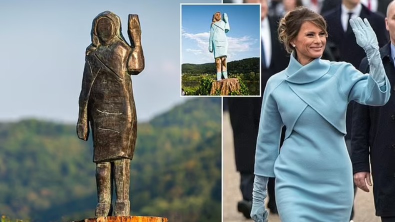 Odsječena kod gležnjeva: Ukradena bronzana statua Melanije Tramp