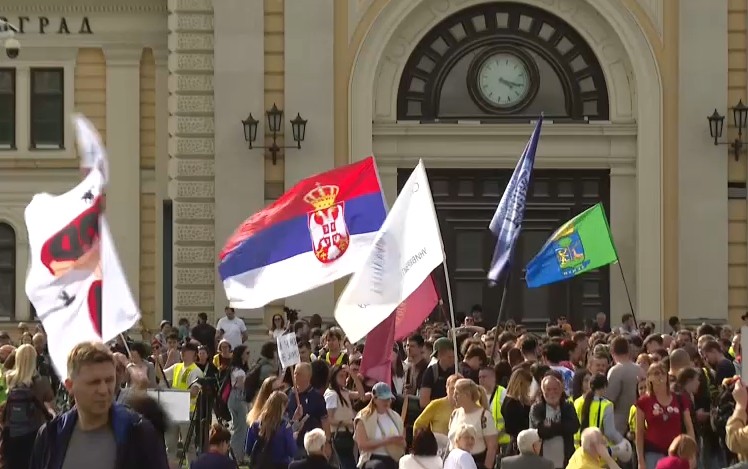 Počeo protest u Beogradu: Studenti i građani imaju poseban zahtjev