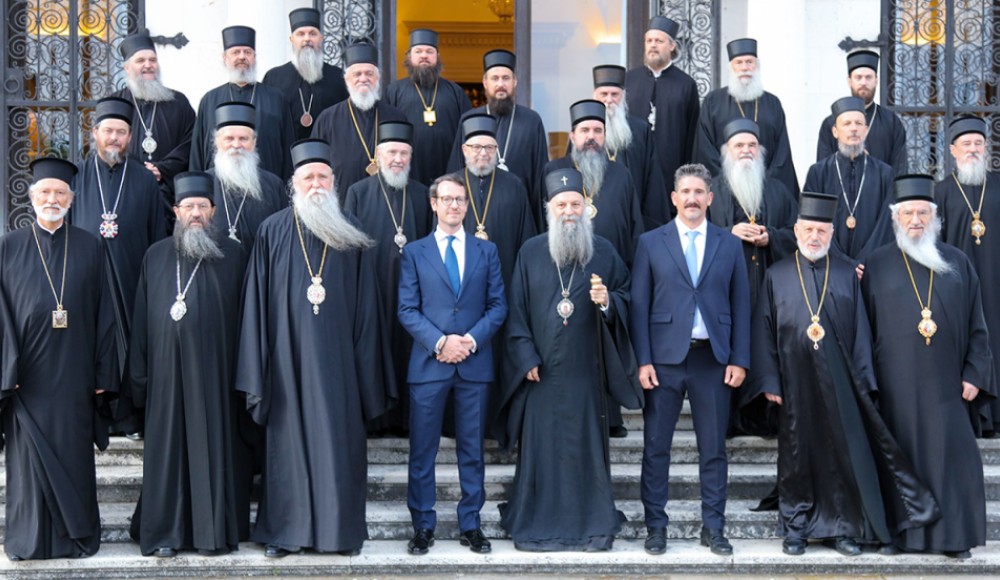 Očuvanje jedinstva: Patrijarh i vladike na prijemu u Belom dvoru kod princa Filipa