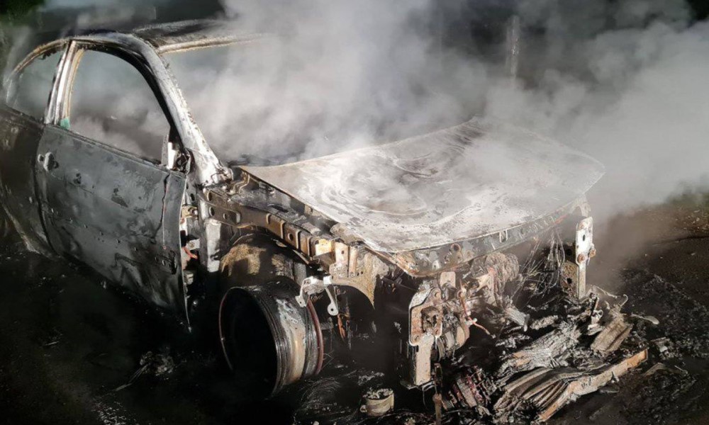 Posao za vatrogasce: Izgorio automobil u Banjaluci