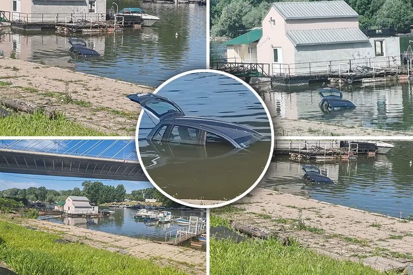 „Umjesto u rikverc, ubacio je u prvu“: Momak sa djevojkom sletio u Savu ispod mosta na Adi