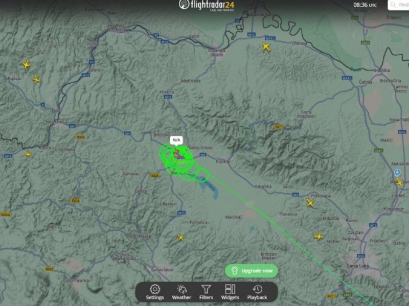 Avion EUFOR-a sat vremena kruži iznad Prijedora: Objavljen i snimak leta VIDEO
