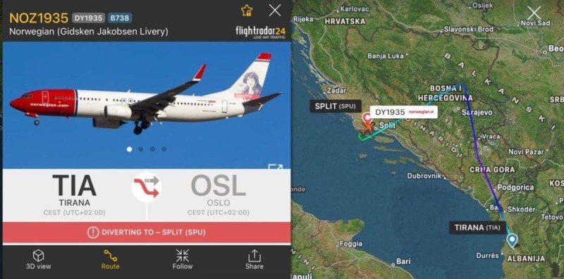 Letio preko BiH! Putnički avion prisilno sletio u Split, dočekale ga sve hitne službe