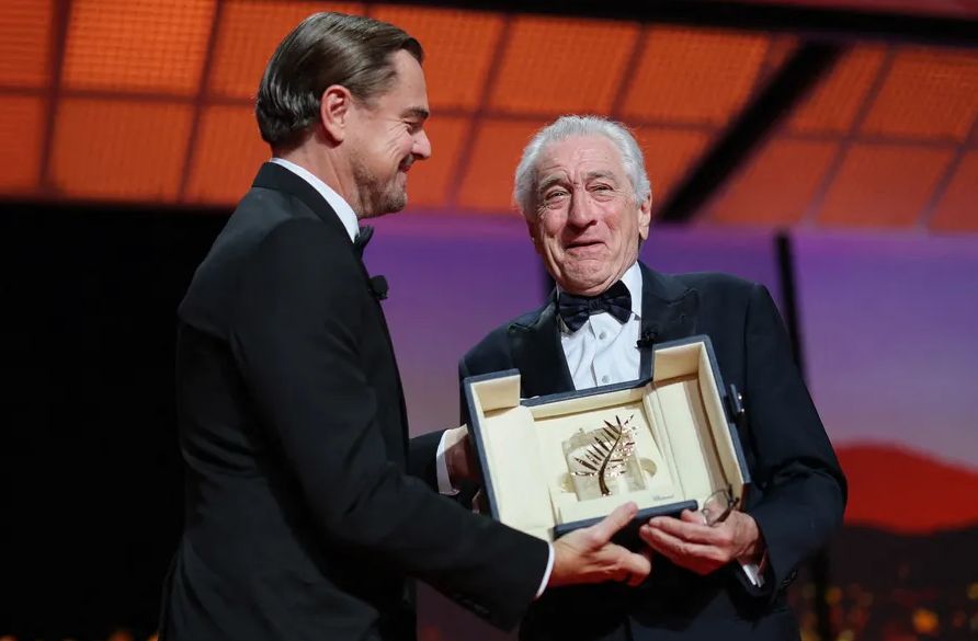 Leonardo Dikaprio uručio počasnu Zlatnu palmu Robertu De Niru