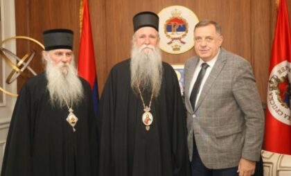 Dodik i mitropolit Јoanikije: Veoma značajna uloga SPC u očuvanju srpskog nacionalnog identiteta FOTO