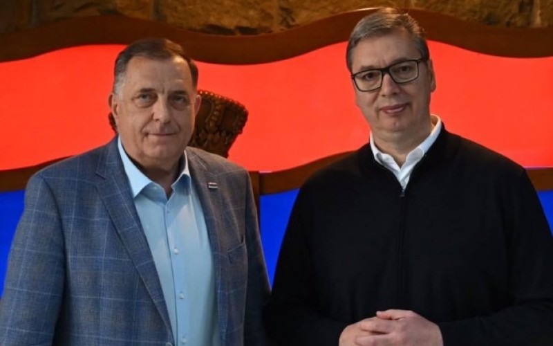 Dodik i Vučić se sastali u Beogradu: “Srbija uvijek uz Srpsku” FOTO