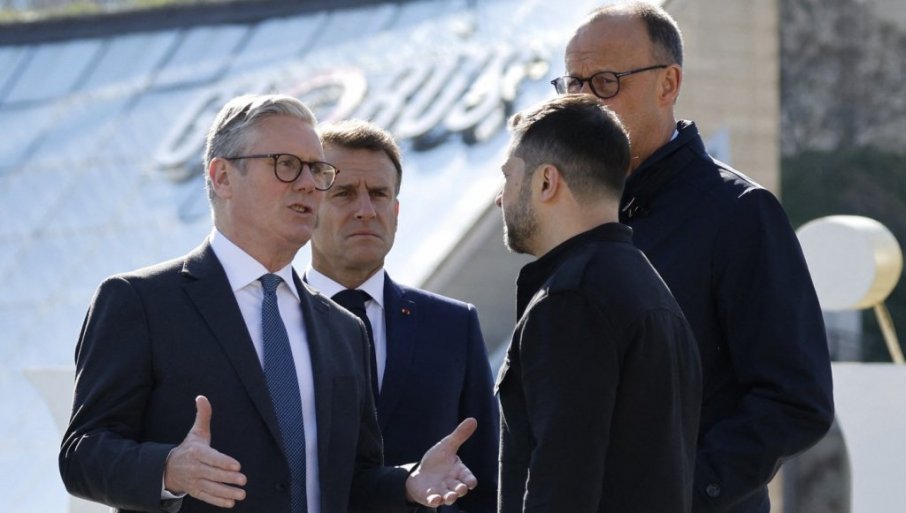 Evropski lideri stigli u Kijev dan poslije velike parade u Moskvi
