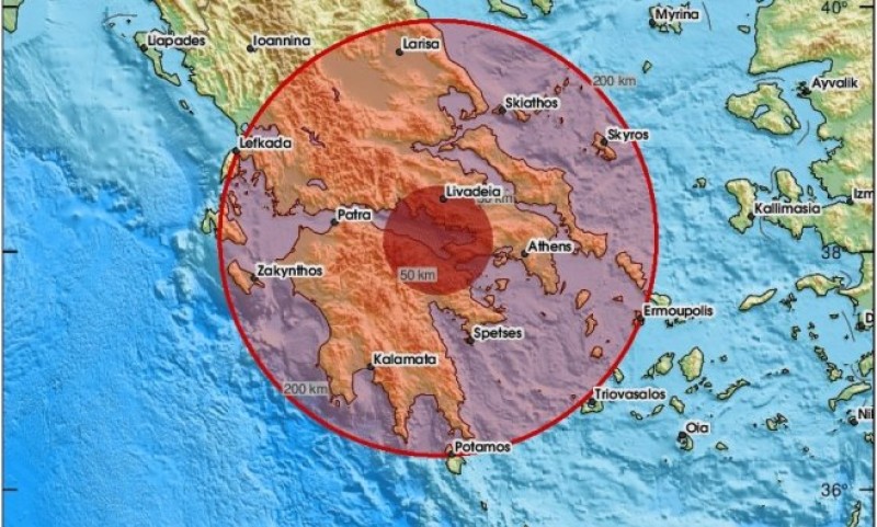 Nemirno tlo uznemirilo ljude: Jak zemljotres zatresao ovaj dio Grčke