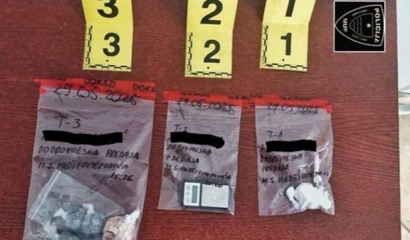 Velika akcija policije: U Mostaru zbog droge uhapšene četiri osobe