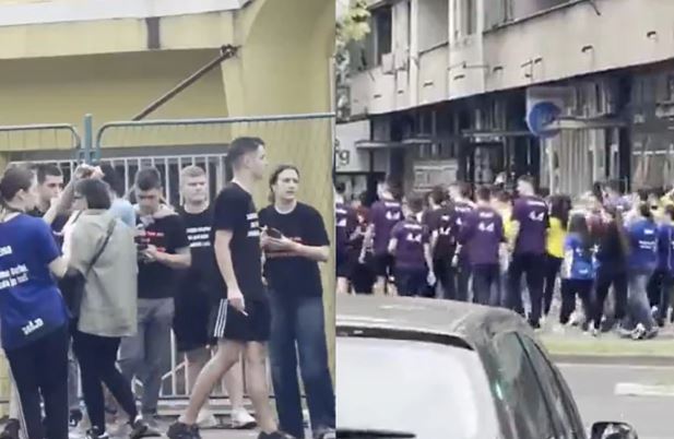 “Okupljeni su pogrdno skandirali i dobacivali”: Haos u BiH, uhapšena dva maturanta
