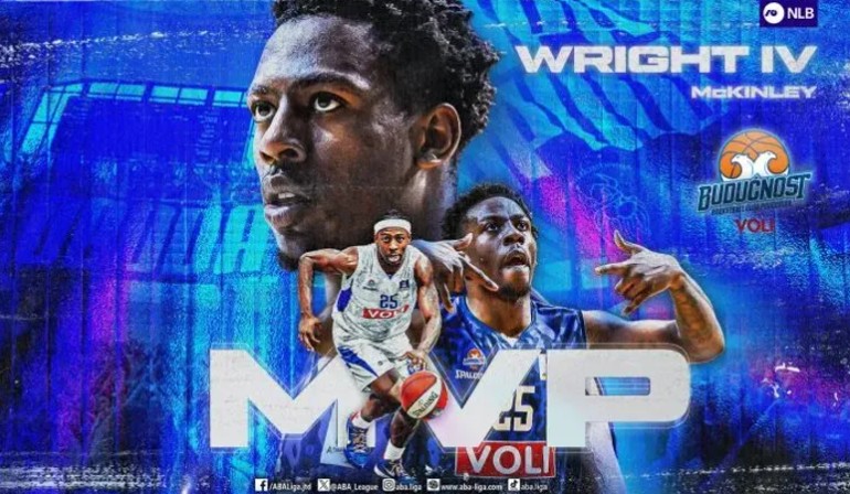 Priznanje za igrača Budućnosti: Mekinli Rajt najkorisniji igrač ABA lige
