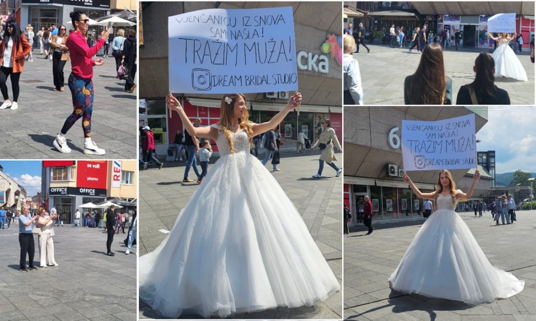 Vjenčanicu sam našla, tražim muža! Ko je tajanstvena mlada u centru Banjaluke FOTO