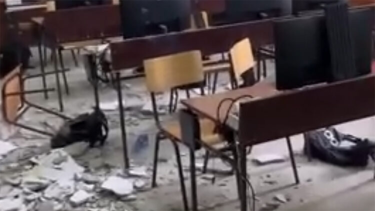Dio plafona pao u Gimnaziji: Učenica povrijeđena tokom časa, oglasio se i direktor VIDEO