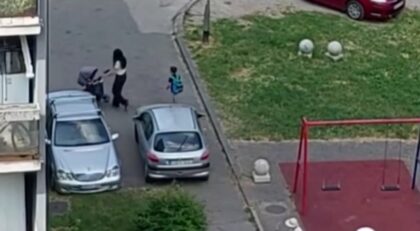 Pauk služba ne reaguje: Automobil u Boriku već tri dana nepropisno parkiran VIDEO