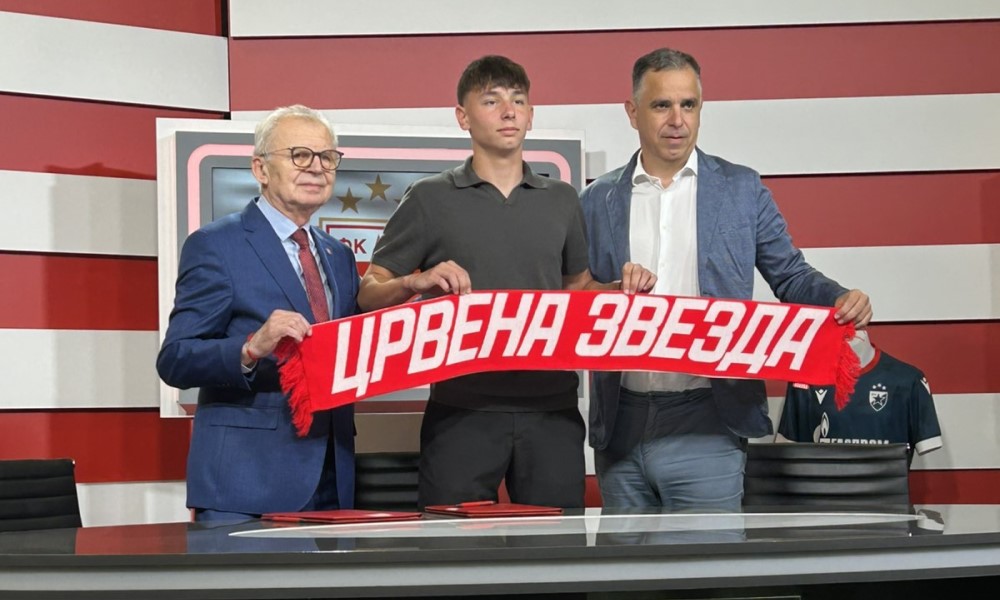 Banjaluka dobija novu fudbalsku zvijezdu: Matej je potpisao prvi profesionalni ugovor za Crvenu zvezdu FOTO