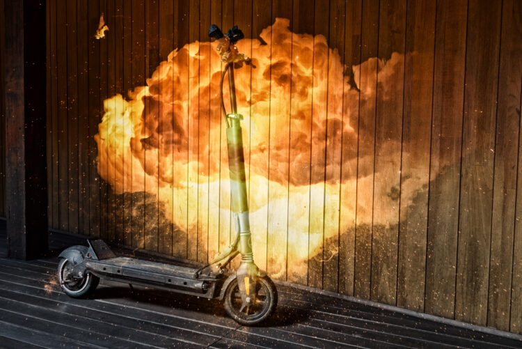 Zapalio se električni trotinet: Četiri osobe poginule u požaru