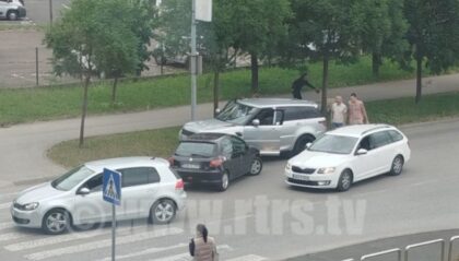 Udes u Banjaluci: Učestvovala dva automobila, otežan saobraćaj