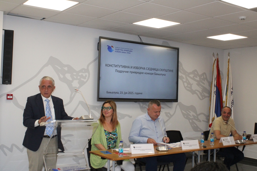 Mandat na četiri godine: Stanislav Čađo novi predsjednik Područne privredne komore Banjaluka