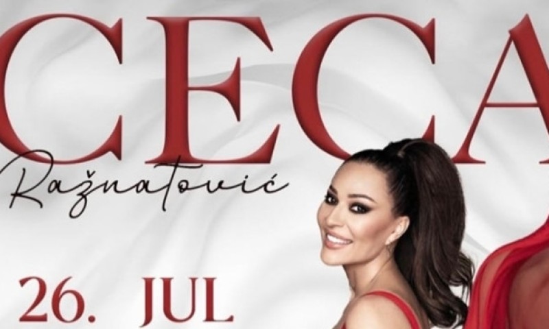 Ulaznice u prodaji: Koncert Cece Ražnatović 26. jula na Kastelu