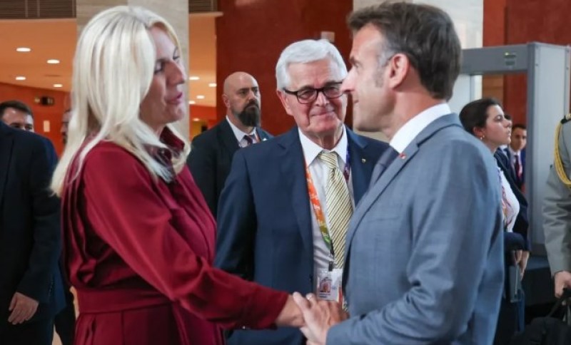 Značajni sastanci u Sevilji: Cvijanovićeva sa Makronom, Kostom i Milatovićem FOTO