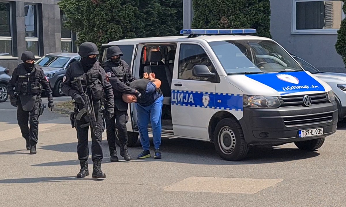 Akcija “Dir”: U tužilaštvo sproveden muškarac uhapšen zbog zelenaštva VIDEO