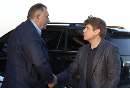 Rod Blagojević stigao u Srpsku na Dodikov poziv FOTO