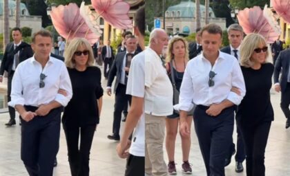 “Ko se tuče, taj se voli”: Makron i Brižit nakon drame šetaju Monakom nasmijani