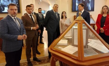 Izložba o Srpskoj u Sankt Peterburgu! Dodik: Јoš jedna potvrda odličnih odnosa FOTO