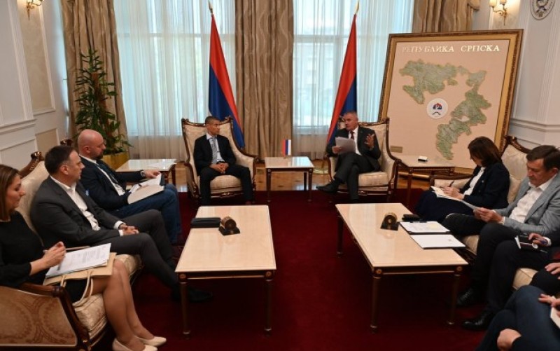 Višković sa direktorom izraelske kompanije: Proizvodni pogoni se sele iz Turske u Srpsku