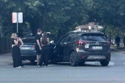 Sudar tri auta kod Gimnazije u Banjaluci