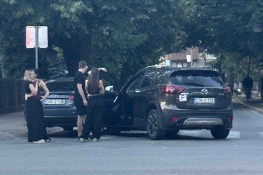 Sudar tri auta kod Gimnazije u Banjaluci