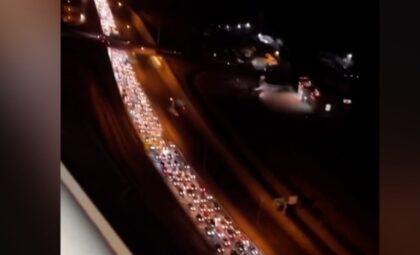 Kilometarske kolone! Zavladao saobraćajni kolaps na izlazu iz Teherana VIDEO