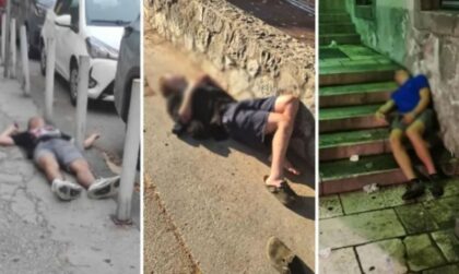 Nekontrolisano ponašanje! Turisti spavaju viču, povraćaju, uriniraju i spavaju po ulicama
