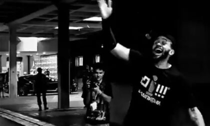 Slavilo se dugo u noć: Američki košarkaš Partizana na srpskom poveo navijanje VIDEO