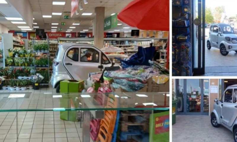 Ovaj postupak opravdavao je na zanimljiv način: Muškarac automobilom ušao u supermarket