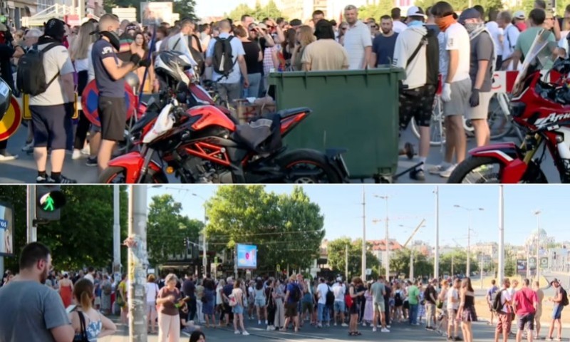 Studenti ne odustaju: Nove blokade na beogradskim ulicama VIDEO
