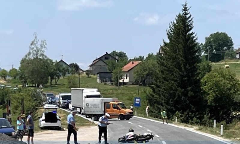 Nesreća kod Mrkonjić Grada: U saobraćajki povrijeđen motociklista