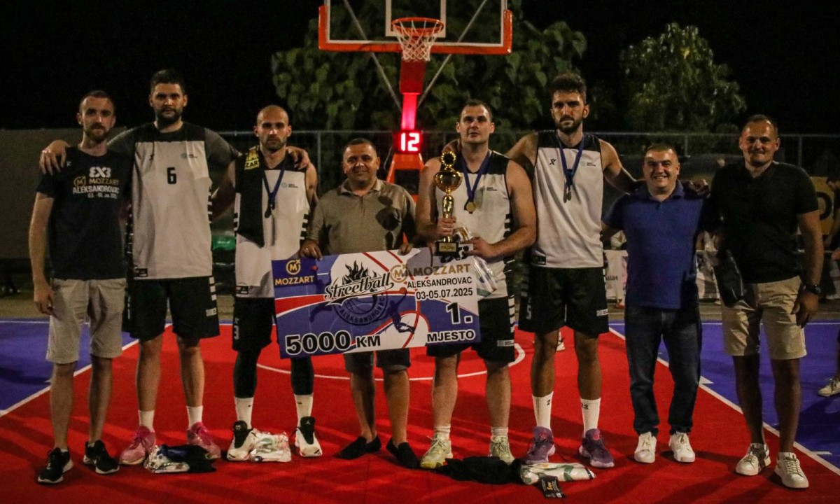 FIBA 3×3 turnir u basketu: “Quick Solution” dominantan u Aleksandrovcu