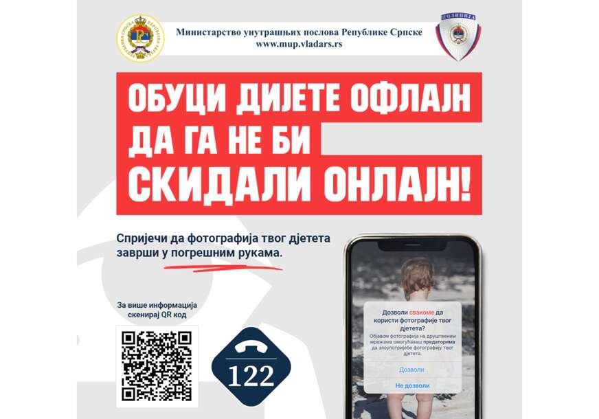 MUP RS upozorava: Fotografije nage djece na društvenim mrežama često mogu biti zloupotrebljene