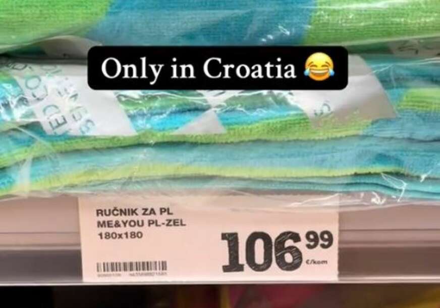 Turisti bijesni zbog cijena peškira za plažu: “Nadam se da je unutra ušiveno 100 evra”