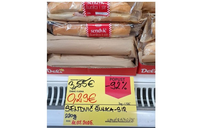 Drastična razlika! Sendvič na Tompsonovom koncertu bio osam evra, sada košta 0,29