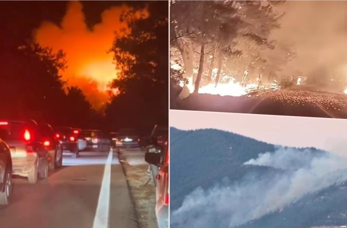 Požar na Tasosu: Hitno evakuisan hotel, turisti bježe, vatra guta sve pred sobom