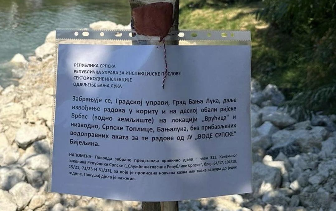 Inspektori ipak reagovali: Zapečaćeno gradilište u Banjaluci, Stanivukovićev projekat nema dozvolu FOTO