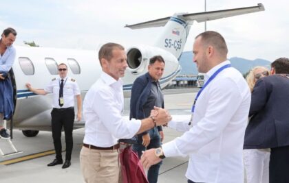 Vico dočekao Čeferina: Predsjednik UEFA stigao u Sarajevo