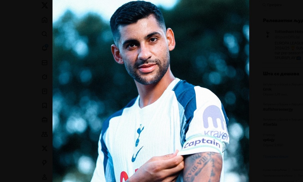 Argentinac novi kapiten Totenhema: “Ponosan sam i počastvovan”