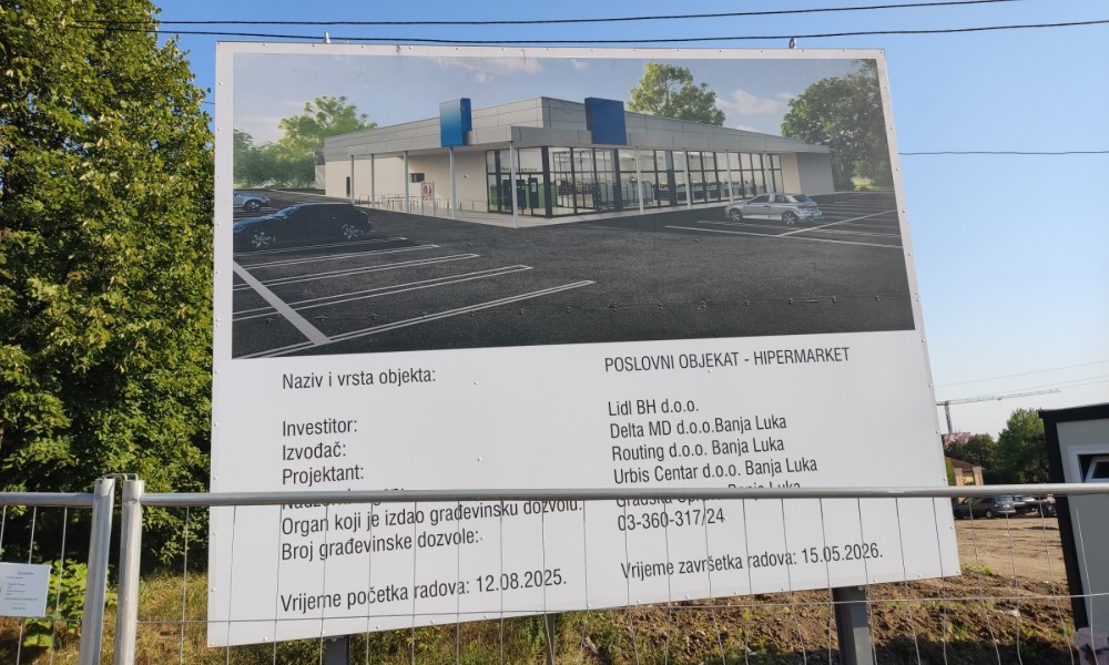 Poznato gdje Lidl gradi objekte u BiH