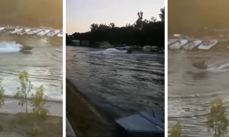 Stravičan prizor! Skuterom pokušao da pregazi djecu i trenera UZNEMIRUJUĆI VIDEO