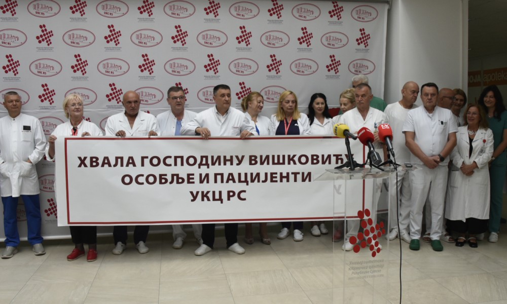 Poruka premijeru u ostavci: Zahvalnost Viškoviću za podršku UKC-u