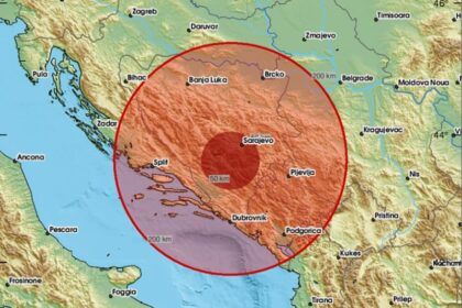 Zemljotres zatresao BiH: Epicentar kod Mostara, osjetio se i u Sarajevu