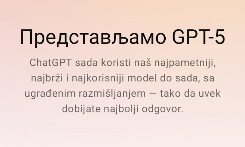 Nova era vještačke inteligencije: Stigao je GPT-5, evo šta je novo i bolje